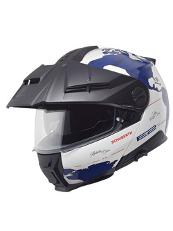 Kask szczękowy Schuberth E2 Atlas biało-niebieski