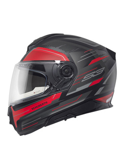 Kask integralny Schuberth S3 Apex czarno-szaro-czerwony