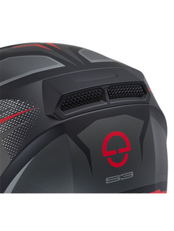 Kask integralny Schuberth S3 Apex czarno-szaro-czerwony