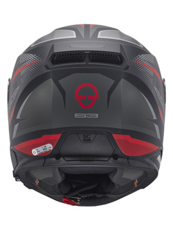 Kask integralny Schuberth S3 Apex czarno-szaro-czerwony