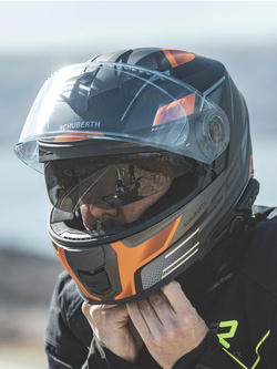 Kask integralny Schuberth S3 Storm pomarańczowy