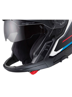 Kask otwarty Schuberth J2 Sigma czarno-biało-niebieski