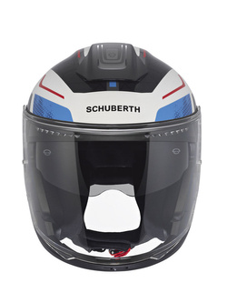 Kask otwarty Schuberth J2 Sigma czarno-biało-niebieski