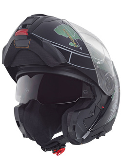 Kask szczękowy Schuberth C5 Globe zielono-czarny