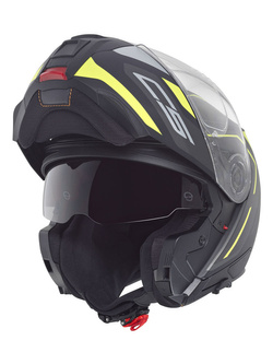 Kask szczękowy Schuberth C5 Omega czarno-biało-żółty