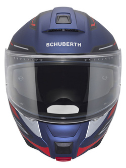 Kask szczękowy Schuberth C5 Omega niebiesko-czarno-czerwony