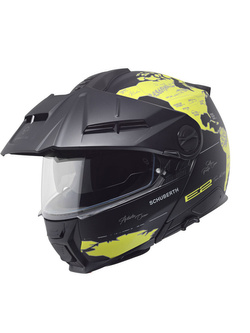 Kask szczękowy Schuberth E2 Atlas czarno-zółty + Gratisy