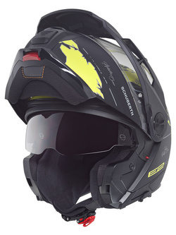 Kask szczękowy Schuberth E2 Atlas czarno-zółty + Gratisy