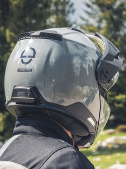 Kask szczękowy Schuberth E2 szary + Gratisy