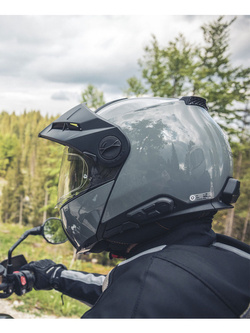 Kask szczękowy Schuberth E2 szary + Gratisy